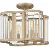 Quoizel Lighting 4 - Light Semi-Flush Mount in  Bronze Gold - 4 of 4