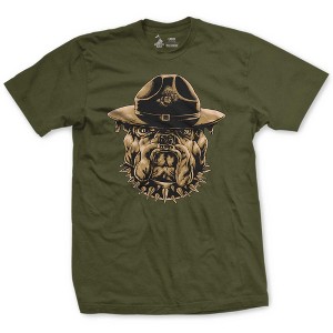 OUTSIDE THE WIRE Leatherneck for Life Bulldog Campaign T-Shirt - 1 of 2