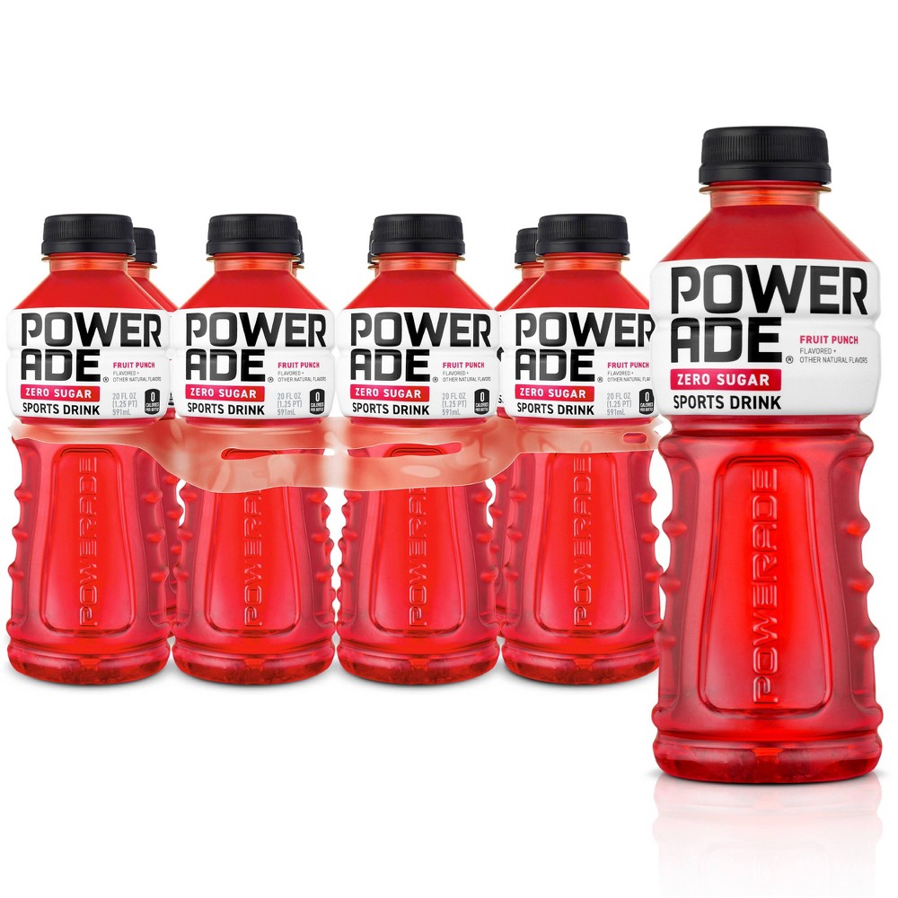 UPC 049000056433 product image for POWERADE Zero Fruit Punch Sports Drink - 8pk/20 fl oz Bottles | upcitemdb.com