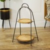 VIP Wood 26 in. Brown Two Tier Display - 2 of 4