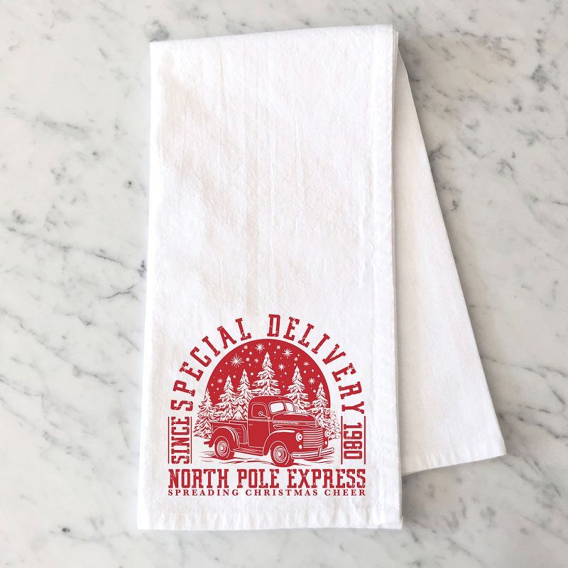 City Creek Prints Special Delivery Tea Towels - White, 1 of 3
