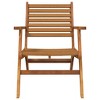 vidaXL Patio Chairs 2 pcs Solid Acacia Wood - 4 of 4