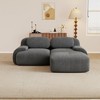 Aukfa Modular Corduroy Sectional Sofa with Ergonomic Support - Pet Friendly, Easy Assembly, Non-Slip Base Design - 2 of 4