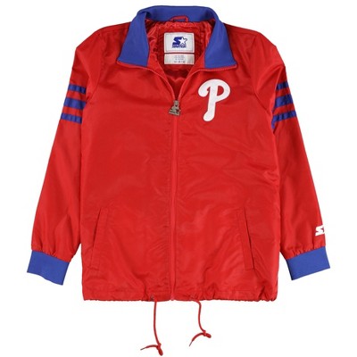 STARTER Mens Philadelphia Phillies Windbreaker Jacket