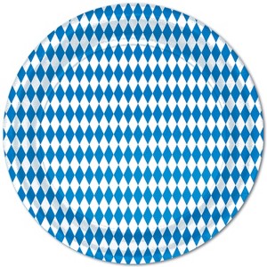 Beistle Blue & White Plates, 9", (24/Pkg) Multicolored - 1 of 1