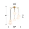 Possini Euro Design Possini Euro Graham 36" Wide Gold 6-Light Chandelier - 4 of 4