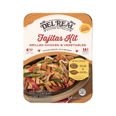 Del Real Foods Chicken Fajitas with Vegetables - 18oz