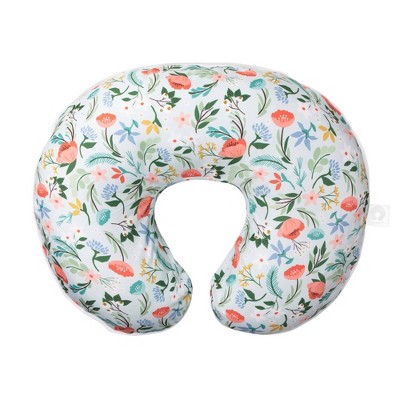 Boppy Premium Original Support FKA Nursing Pillow Cover - Mint Flower Shower