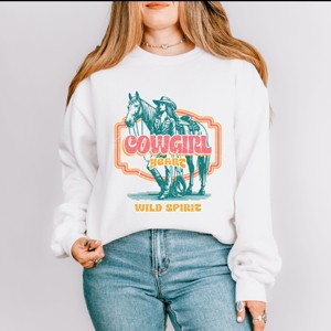 Simply Sage Market Wild Spirit Distressed Sweatshirt - 1 of 4