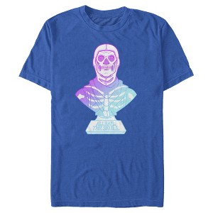 Men's Fortnite Skull Trooper All Hail Glow T-Shirt - 1 of 4