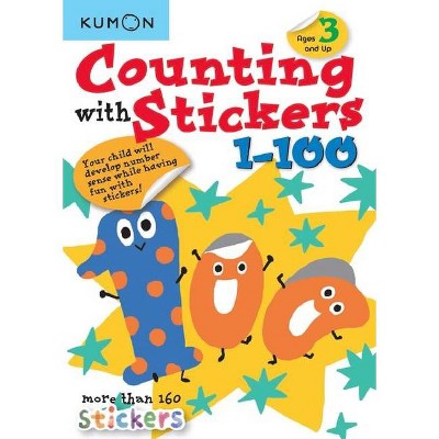 Counting with Stickers 1-100 - (Paperback)