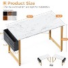 ODK Computer Desk, 40 Inch Small Study Desk, Office Desk with Storage, Work Table with Headphone Hook for Small Space Home Office - 3 of 3