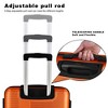 3 Piece Luggage Set With TSA Lock, Lightweight Cross Stripe Suitcase Hardshell Luggage Set (20in/24in/28in) - 3 of 4