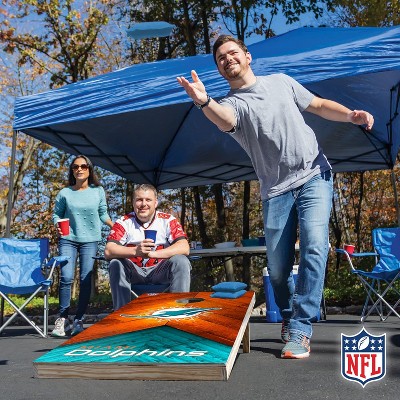 Miami Dolphins 2'x4' Wood Cornhole Set with Bean Bags