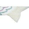 HomeRoots 32" White Pink And Purple Cotton Fish Shaped Youthful Bath Rug - 4 of 4