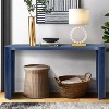 VYNXARIA 60-Inch Navy Blue Console Table with Curved Legs - 2 of 4