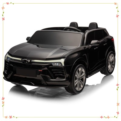 24V Kids Ride On Car, 2-Seater SUV Licensed Chevrolet Blazer Electric Car w/Parent Remote Control