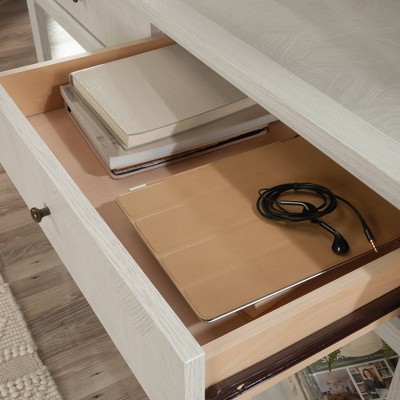 Glacier Oak Console Table with Drawers and Shelf