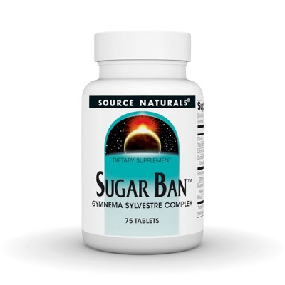 Sugar Ban Gymnema Sylvestre Complex by Source Naturals, Inc.  -  75 Tablet