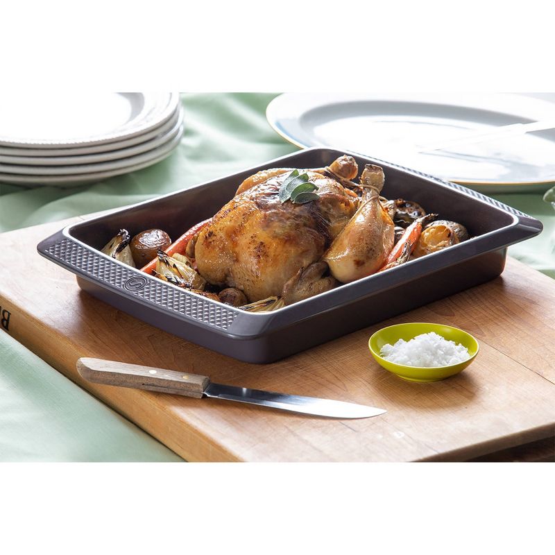 Saveur Selects Non-stick Carbon Steel 10&#34;x14&#34;  Roasting and 10&#34; Loaf Pan Set, 4 of 5