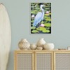 Stupell Industries Heron Among Pond Lilies Black Framed Giclee Art - 2 of 4