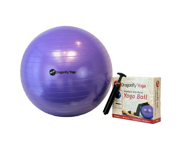 DragonFly Yoga Ball - Purple (65 cm)