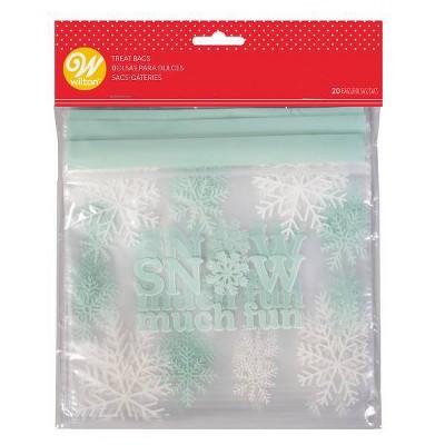 Wilton 20ct Snow Much Fun Resealable Favor Bags : Target