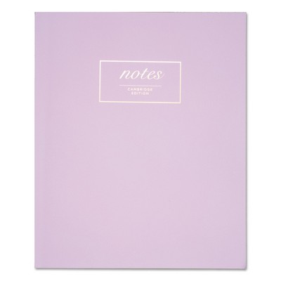 Cambridge Workstyle Notebook Legal Rule Lavendar Cover 9 x 11 Unperforated 80 Pages 59291