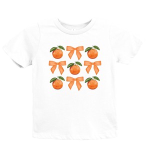 The Juniper Shop Coquette Oranges Chart Youth Short Sleeve Tee - L - White - 1 of 4