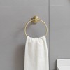 BWE 6-Piece Bath Hardware Set with Towel Ring Toilet Paper Holder Towel Hook and Towel Bar - 4 of 4
