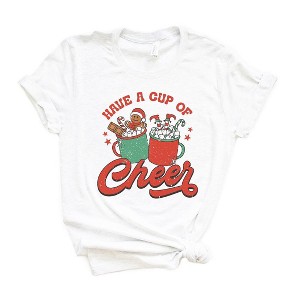 Simply Sage Market Women's Retro Cup Of Cheer  Short Sleeve Graphic Tee - 1 of 2
