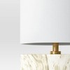 Faux Marble Mini Table Lamp - Threshold™ - image 4 of 4