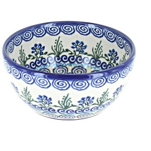 Blue Rose Polish Pottery 71 Vena Dessert Bowl - 1 of 1