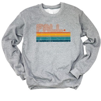 Simply Sage Market Women's Graphic Sweatshirt Retro Fall Stripes
