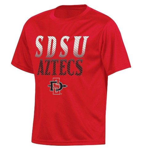 Ncaa San Diego State Aztecs Boys' Poly Short Sleeve T-shirt : Target