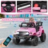 Infans Licensed Toyota FJ Toddler Ride on Car 12V Battery Powered Ride on Truck Pink - 4 of 4