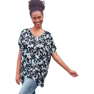ellos Oversized Tunic - 1 of 4