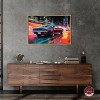 Notoriart Classic Night Drive Car Wall Art Framed - 2 of 4
