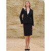 Hobemty Women Formal Office Blazer and Skirt Set Business Work Suit 2PCS - 3 of 4