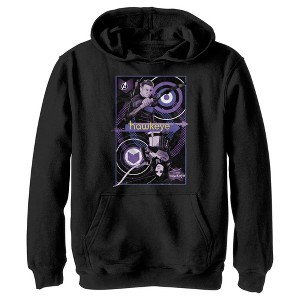 Boy's Marvel Hawkeye King of Arrows Pull Over Hoodie - 1 of 4