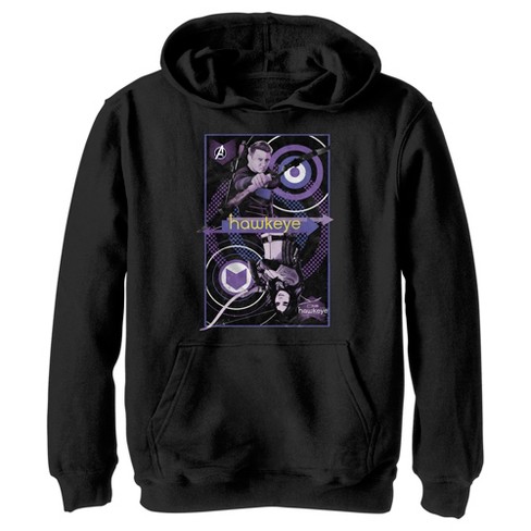 Boy's Marvel Hawkeye King of Arrows Pull Over Hoodie - image 1 of 4