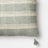 Woven Plaid Throw Pillow with Tassel Zipper - Threshold™ designed with Studio McGee - image 3 of 4