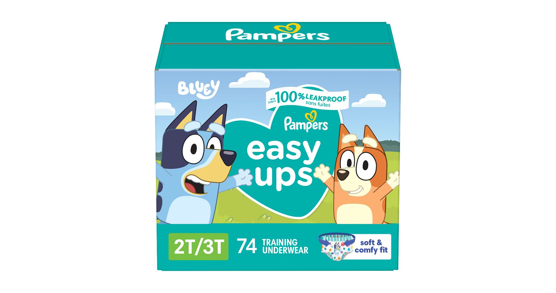 Pampers Easy Ups Bluey Training Underwear - (Select Size and Count)