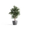Ecopots Stockholm Durable Modern Round Indoor/Outdoor Recycled-Based Composite Flower Pot Planter - 4 of 4
