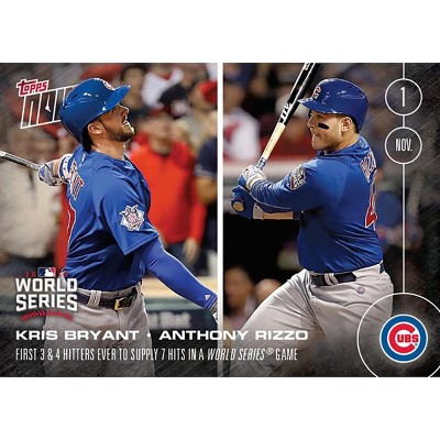 Topps MLB Chicago Cubs Kris Bryant/ Anthony Rizzo #655 2016 Topps NOW Trading Card