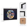 Kate & Laurel All Things Decor 16"x12" Gallery Pet Goldfish Cute Botanicals Fish Tank Print by The Creative Bunch Studio Black - 3 of 4
