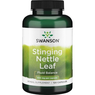 Swanson Stinging Nettle Leaf 800mg 120 Count.