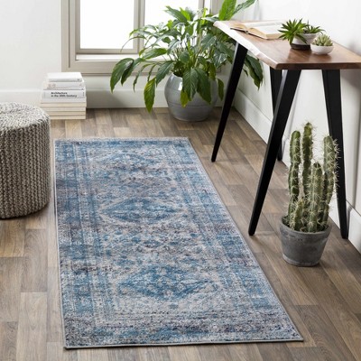 Hauteloom Nisula Traditional Blue Rug
