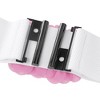 INSPIRE CHIC Women's Large Chiffon Rose Double-Flower Elastic Stretch Wide Corset Waist Belt 1 Pc - 3 of 4