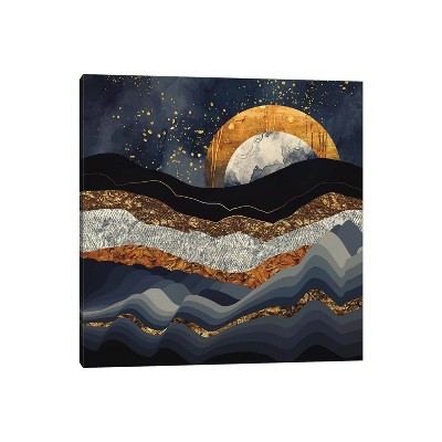 iCanvas Metallic Mountains by SpaceFrog Designs Canvas Print Wall Art